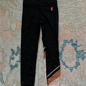 P.E Nation Black and Brown Leggings